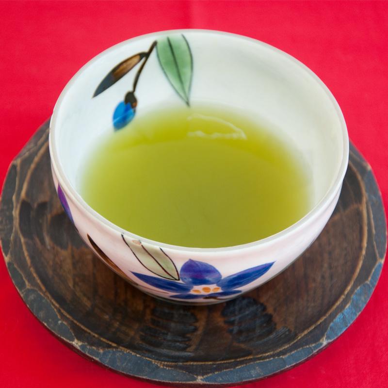 ギフト お歳暮 2023 お茶 最高級濃煎茶 鏡獅子 化粧箱入８０g×２本入り｜shinise-oosawa｜04