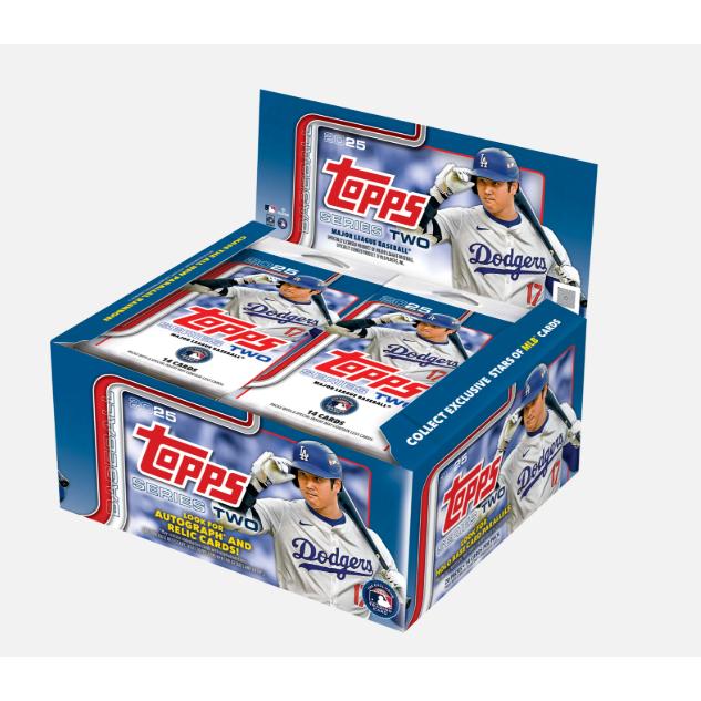 Topps Series Two ボックス 新品未使用 Topps 【新品未開封シュリンク付き】2025 Topps Baseball Series 2