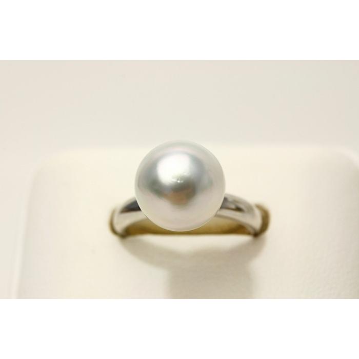 南洋白蝶真珠パールリング 【指輪】 10mm ホワイトピンクカラー