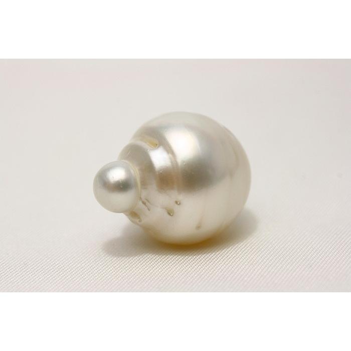 南洋白蝶真珠パールルース 20×16mm ホワイトカラー : 真珠倶楽部