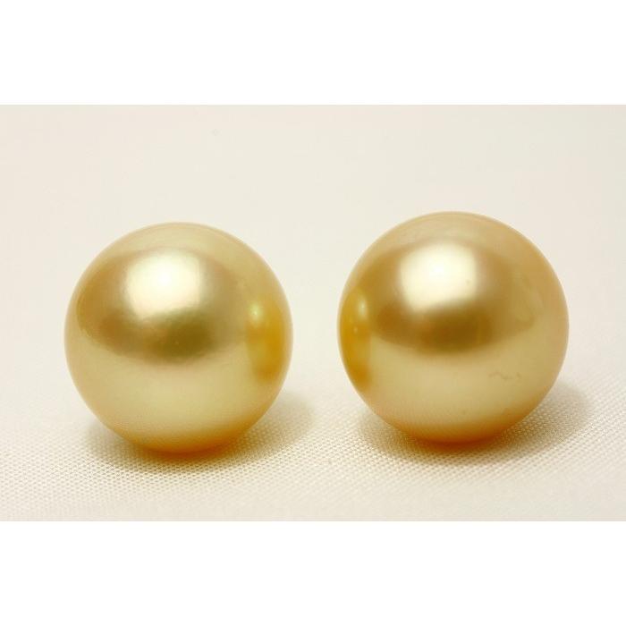 南洋白蝶真珠パールペアルース 13mm ナチュラルゴールドカラー :1114nl03:真珠倶楽部 - 通販 - Yahoo!ショッピング