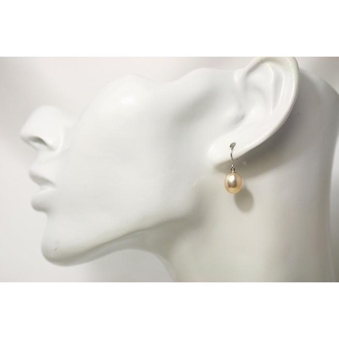 淡水真珠パールピアス 7.5mm ピンクカラー K14WG製 : 真珠倶楽部 