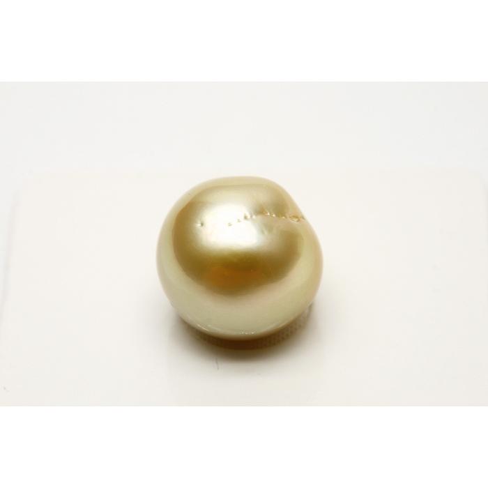 南洋白蝶真珠パールルース　12mm　ナチュラルゴールドカラー