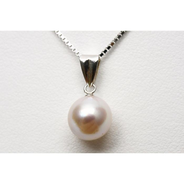 テリ最強◎ アコヤ 本真珠 パール ネックレス 大玉 8.4mm-8.5mm 真珠の