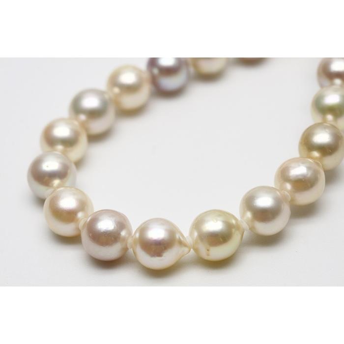 アコヤ真珠パールネックレス 7.0-8.0mm マルチカラー : c0701an01  
