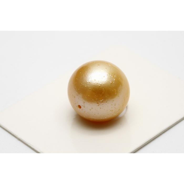 南洋白蝶真珠パールルース 13×8mm ナチュラルゴールドカラー 【公式通販】