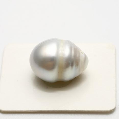南洋白蝶真珠パールルース 両穴 19×14mm ホワイトカラー : 真珠倶楽部 