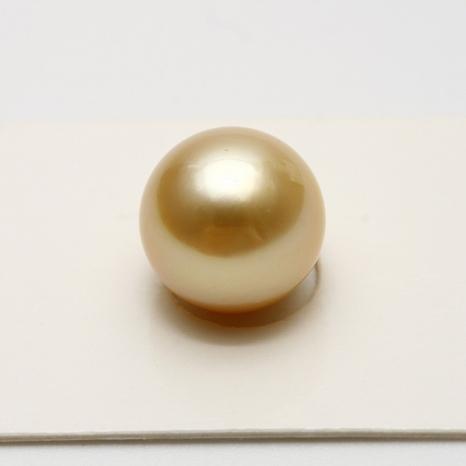南洋白蝶真珠パールルース 12mm ナチュラルゴールドカラー : 真珠 