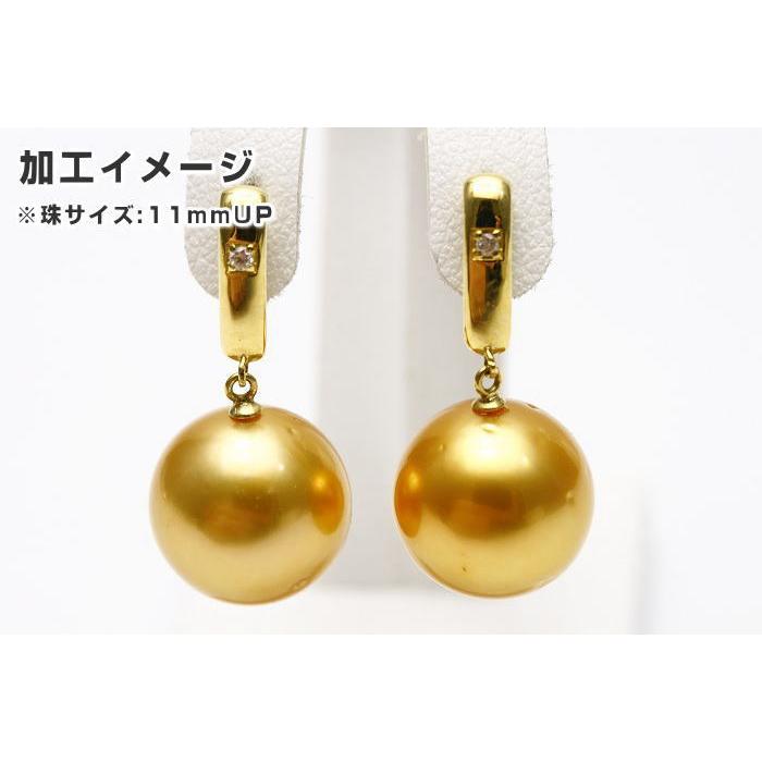 K18/D0.02ct 真珠用 ピアス空枠 : j27-ing02 : 真珠倶楽部 - 通販 