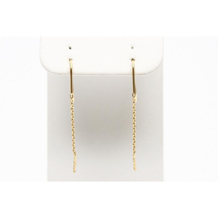 K18/D0.02ct 真珠用 ピアス空枠 j27-ing02-