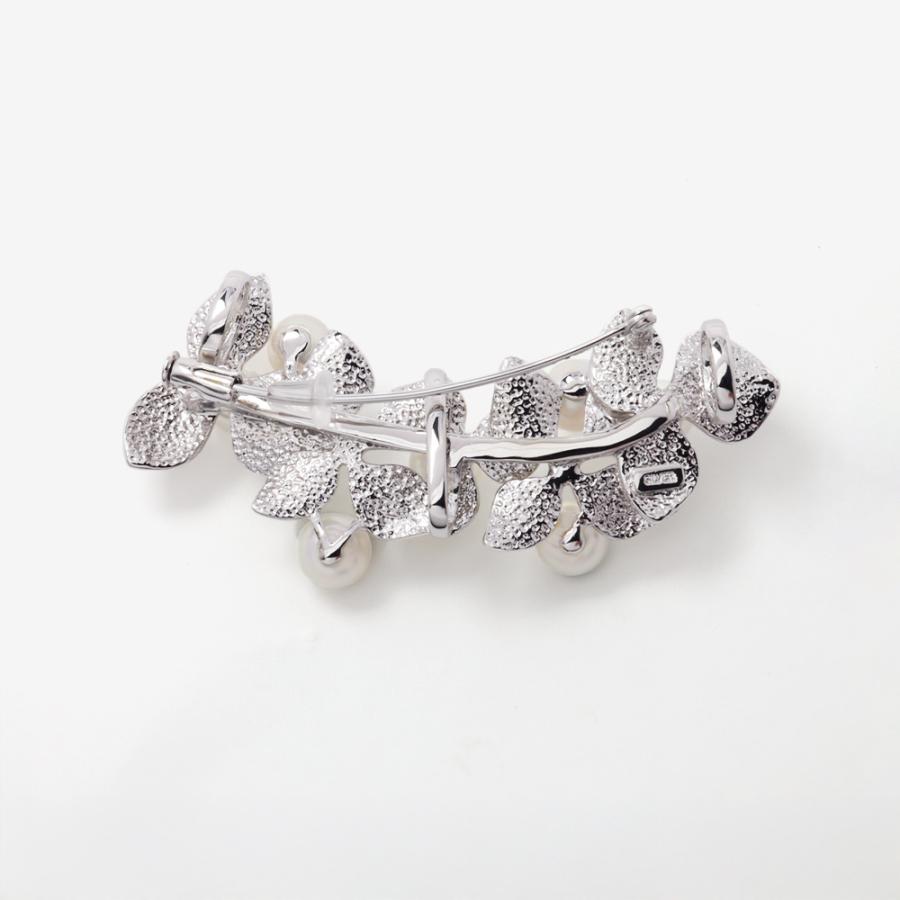 本真珠 あこやパール ブローチ フォーマル セレモニー 冠婚葬祭 パーティー シルバー製 国産 上品 新生活 就職祝い 母の日 プレゼント ラッピング puの画像