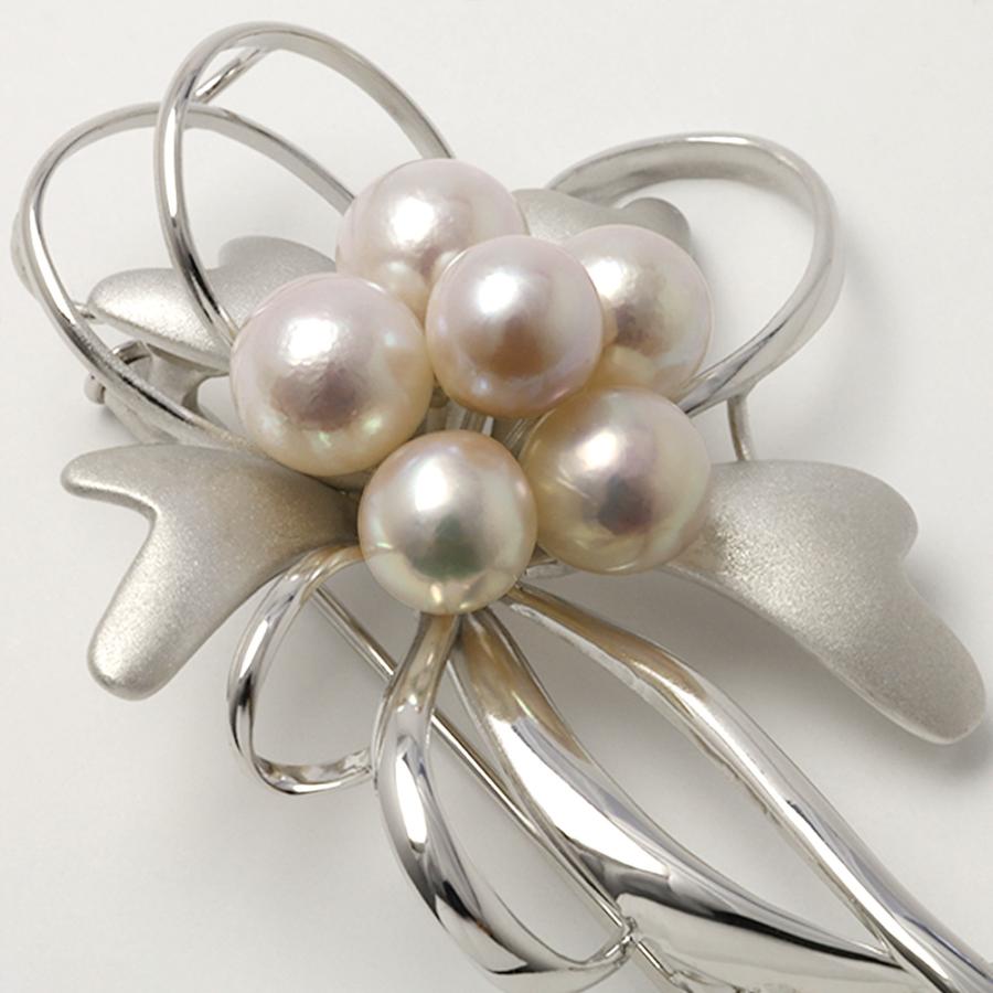 本真珠 あこやパール ブローチ フォーマル セレモニー 冠婚葬祭