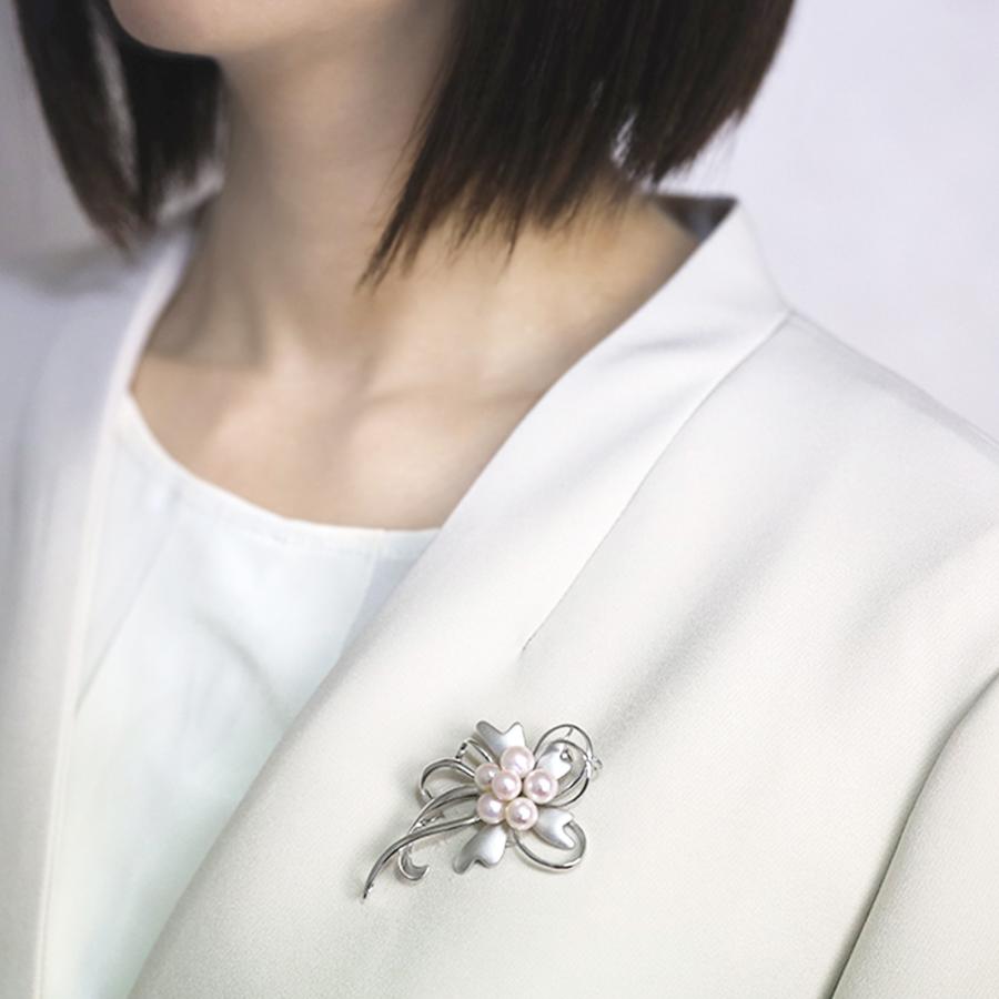 本真珠 あこやパール ブローチ フォーマル セレモニー 冠婚葬祭