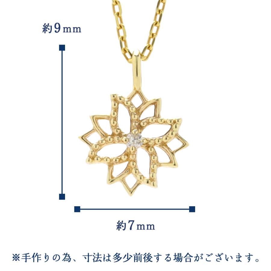 ネックレス ダイヤモンド レディース k18 プラチナ k10 ミル打ち 18金 pt900 10金 ゴールド イエロー ピンク ホワイト 送料無料 プレゼント ギフトの画像