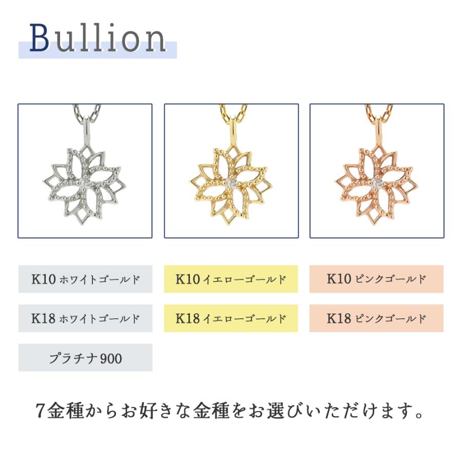 ネックレス ダイヤモンド レディース k18 プラチナ k10 ミル打ち 18金 pt900 10金 ゴールド イエロー ピンク ホワイト 送料無料 プレゼント ギフトの画像