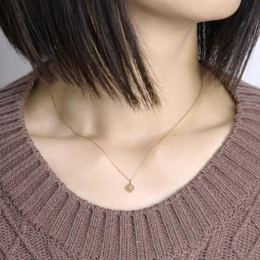 ネックレス ダイヤモンド レディース k18 プラチナ k10 ミル打ち 18金 pt900 10金 ゴールド イエロー ピンク ホワイト 送料無料 プレゼント ギフトの画像