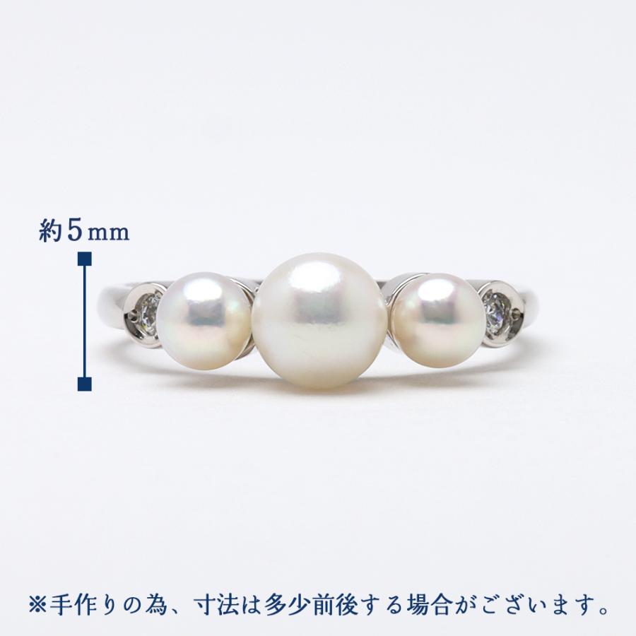 パール リング 真珠 指輪 ダイヤモンド k18 プラチナ k10 シルバー レディース シンプル 18金 pt900 10金 ゴールド イエロー ピンク ホワイト puの画像