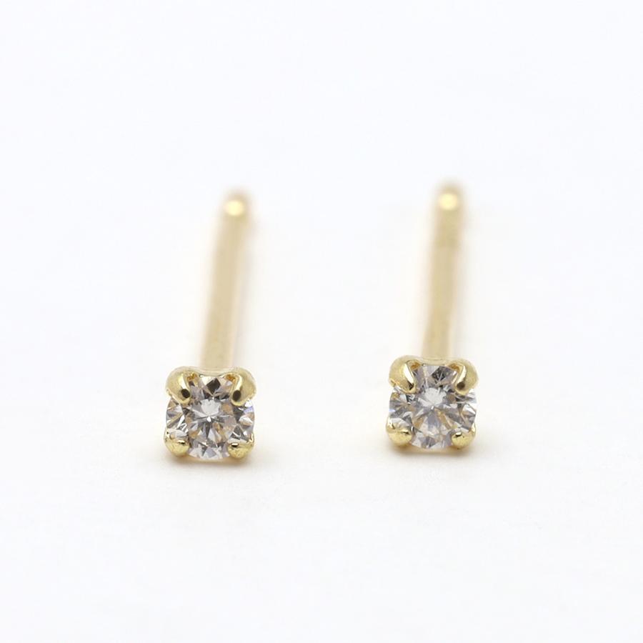 k18 ピアス パール ダイヤモンド 2WAY チェーン ロング 揺れる