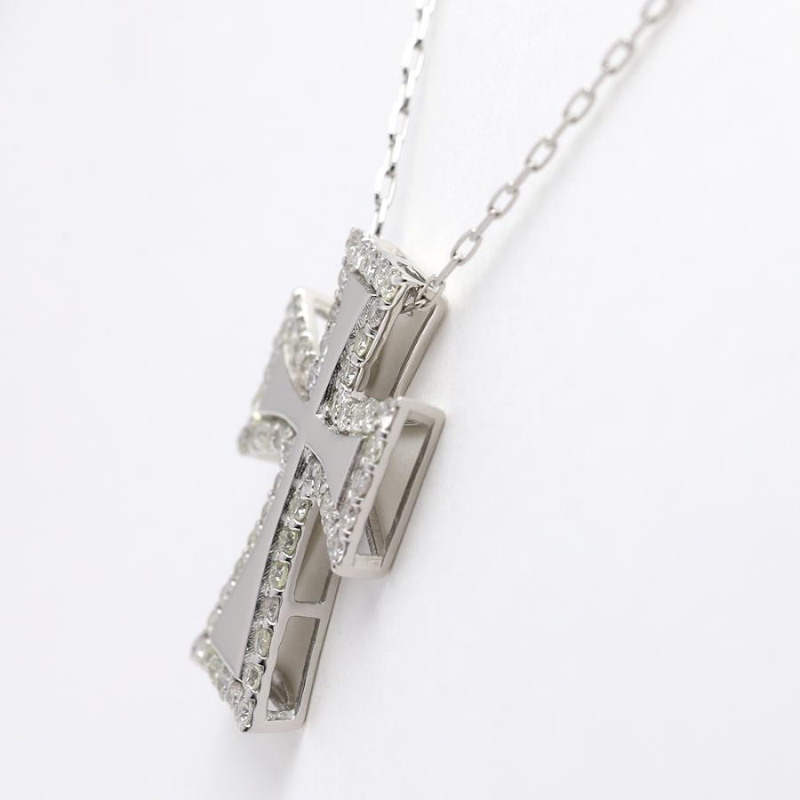 クロス ネックレス 十字架 cross ダイヤモンド プラチナ pt900 pt850 