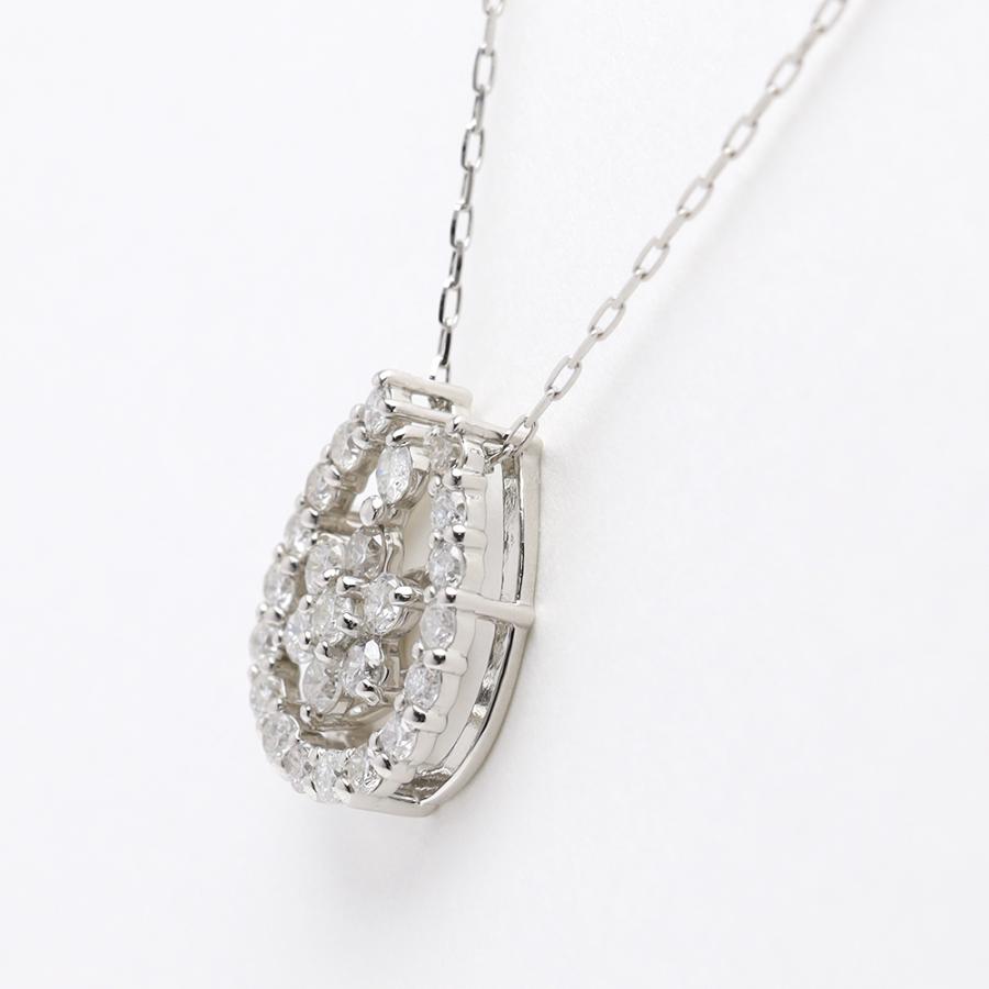 ホースシュー ネックレス 馬蹄 3way ダイヤモンド プラチナ pt900 pt850 ダイヤ 0.30ct レディース 普段使い カジュアル オフィス プレゼント ギフト pu_3