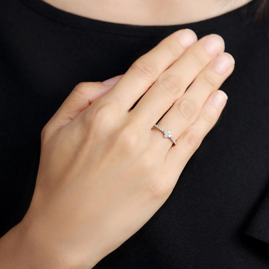 pt900 プラチナ ダイヤモンド リング レディース ダイヤ 0.25ct 