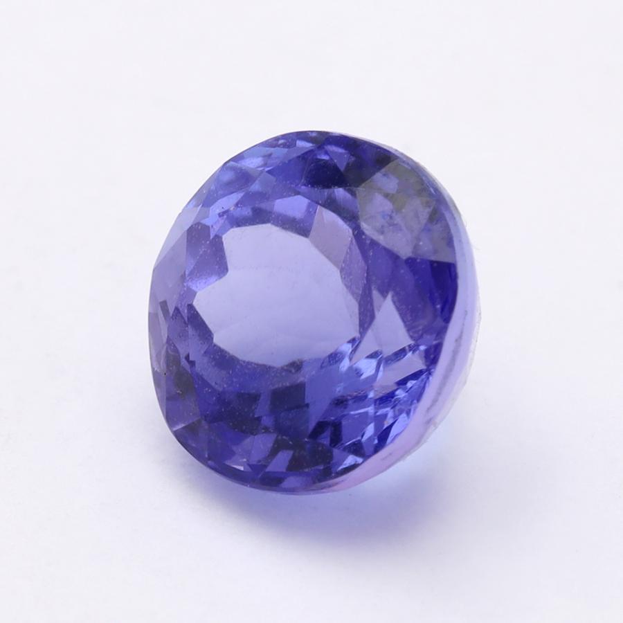 タンザナイト ルース ラウンドカット 直径7mm 2.19ct 天然 タンザ 宝石