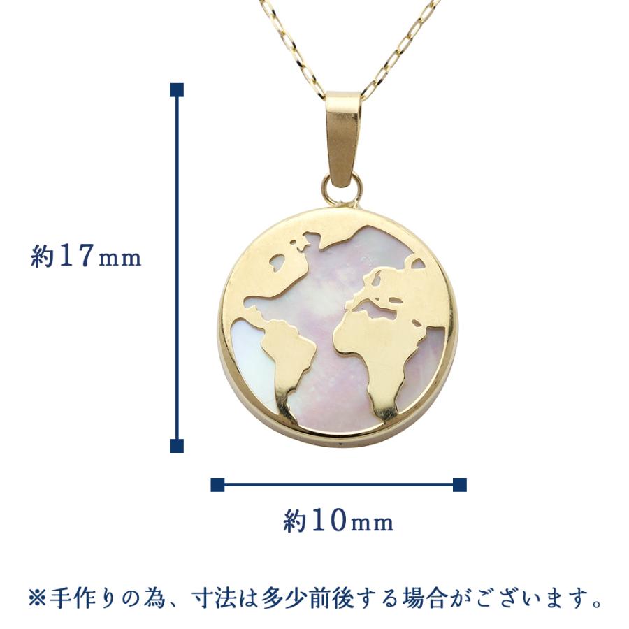 白蝶貝 シェル ネックレス k18 18金 18k イエローゴールド レディース