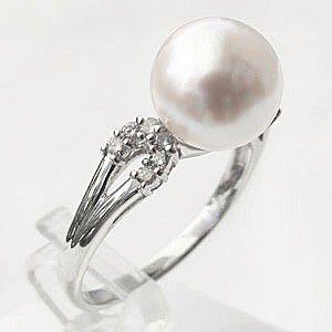 パールリング 普段使い パール リング k18 18金 真珠 指輪 本真珠  