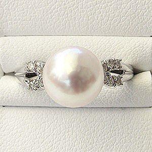 パールリング 普段使い パール リング k18 18金 真珠 指輪 本真珠