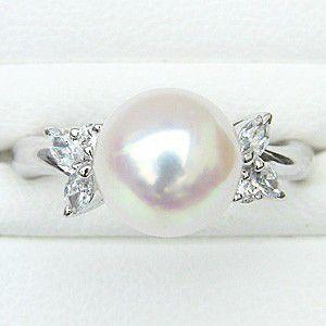 【値下げ】 パール リング 真珠 プラチナ あこや本 花珠 ダイヤモンド t999 純プラチナ 0.24ct 9mm あこや 冠婚葬祭 保証書付 プレゼント ギフト ご褒美 自分買い p 【NAN3150262344】(113841円)