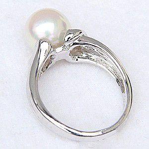 パールリング 普段使い パール リング 真珠リング 指輪 本真珠 k10 10