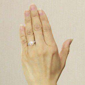 パールリング 普段使い パール リング 真珠 指輪 花珠真珠 ダイヤモンド pt999 純プラチナ 6月誕生石 冠婚葬祭 フォーマル プレゼント ギフト 自分買い pu_2