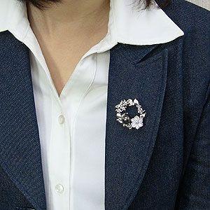 ブローチ 花 パール 真珠 タヒチ黒蝶真珠 グリーン系 10mm ピンクシェル フラワー 花モチーフ ピンズ シルバー 送料無料 プレゼント ギフト 自分買い puの画像