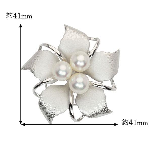 パール ブローチ パールブローチ 真珠ブローチ フォーマル 本真珠