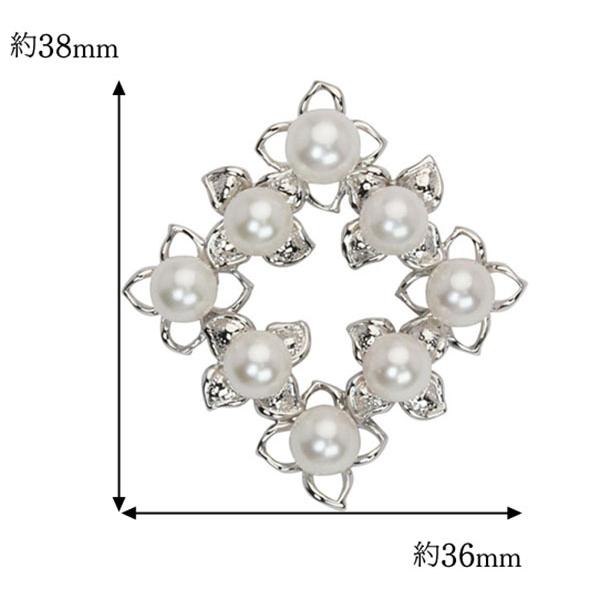 パール ブローチ パールブローチ 真珠ブローチ フォーマル 本真珠