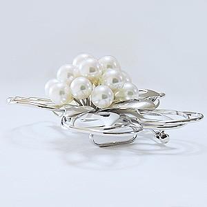パール ブローチ パールブローチ フォーマル 花 コサージュ 帯留め