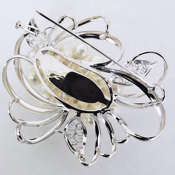 パール ブローチ パールブローチ フォーマル コサージュ あこや本真珠