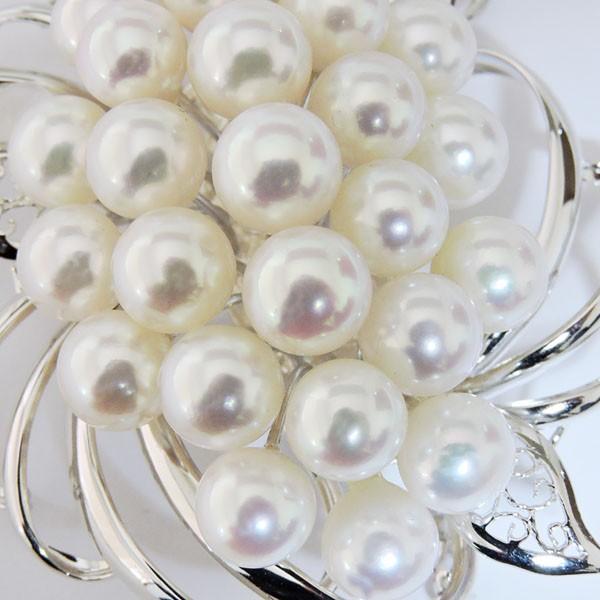 【新品】✨本真珠　本パール　ブローチ　コサージュ　フラワー　花 新品】✨本真珠 本パール ブローチ コサージュ フラワー 花 新品】✨本