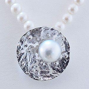 ブローチ 真珠ブローチ パールブローチ 真珠 パール 南洋白蝶真珠 12mm