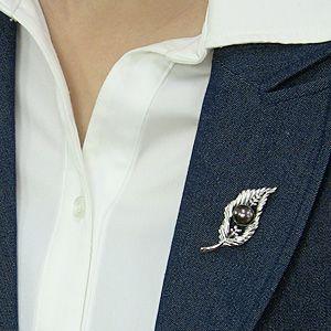 パール ブローチ ペンダントブローチ 真珠 ブラックパール タヒチ黒蝶真珠 グリーン系 直径10mm シルバー 送料無料 プレゼント ギフト ご褒美 自分買い puの画像