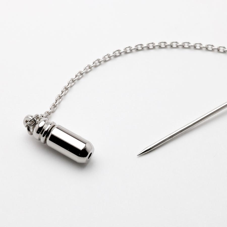 ブローチ あこや本真珠 ピンブローチ ラペルピン パール 8-8.5mm K18