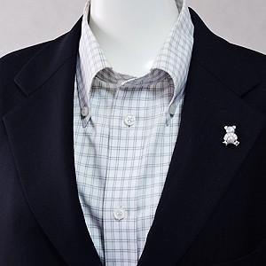 パールブローチ ピンブローチ 本真珠 あこや アコヤ ラペルピン ピンズ クマ くま ベア 男女兼用 ユニセックス 送料無料 プレゼント ギフト 自分買い_1