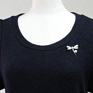ブローチ パールブローチ 真珠ブローチ とんぼ トンボ 蜻蛉ブローチ 真珠 パール あこや真珠 白蝶貝 ホワイトシェル 送料無料 プレゼント ギフト 自分買い puの画像