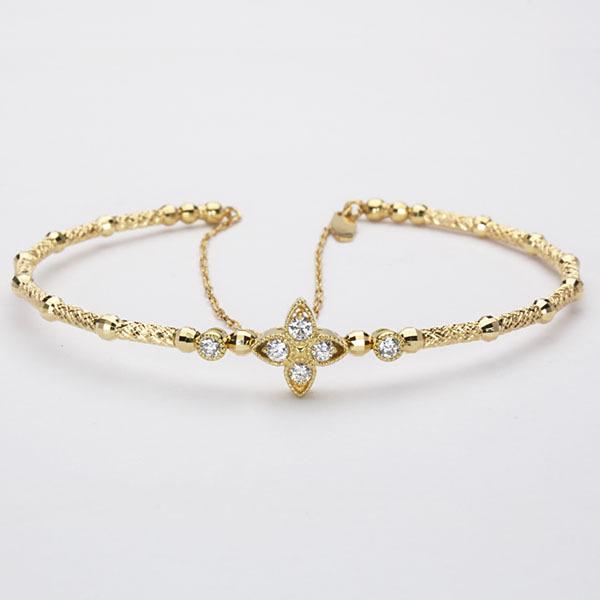 ブレスレット バングル 形状記憶 ダイヤモンド ダイヤブレス