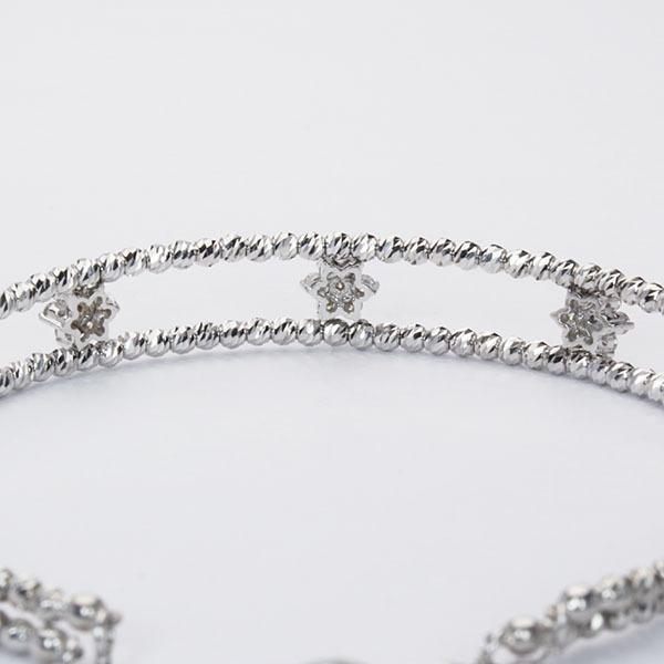 ブレスレット バングル 形状記憶 ダイヤモンド ダイヤブレス