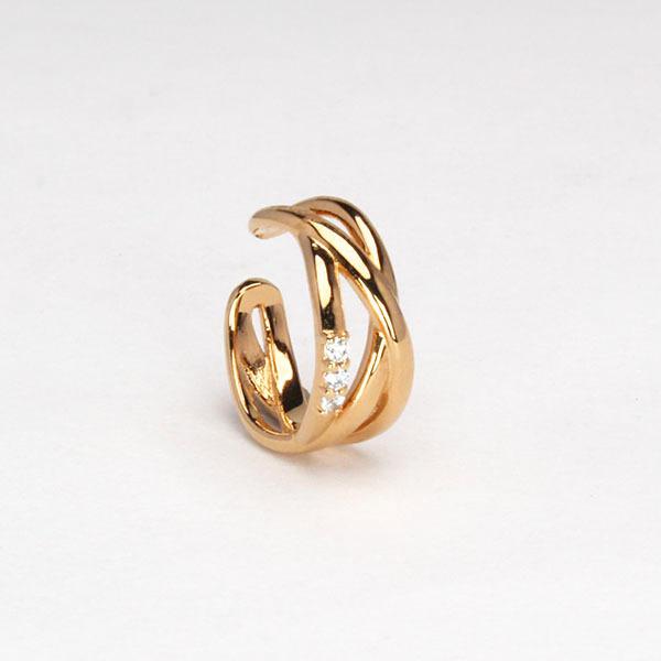 イヤーカフ イヤカフ k10 10k 10金 ピンクゴールド 片耳用 レディース