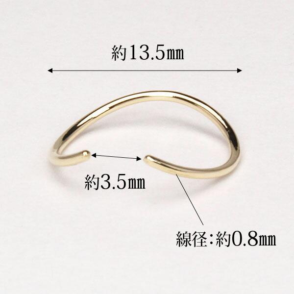 イヤーカフ イヤカフ k18 18k 18金 イエローゴールド 片耳用 レディース 上品 エレガント ジュエリー トレンド プレゼント ギフト ご褒美 自分買いの画像