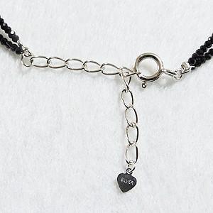 2連ネックレス セミロングネックレス 珊瑚 サンゴ ブラックスピネル 珊瑚ネックレス サンゴネックレス ブラックスピネルネックレス プレゼント 自分買い puの画像