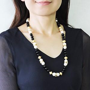 オニキス パール ネックレス ピアス オニキスネックレス オニキスピアス パールネックレス パールピアス 黒メノウ 送料無料 プレゼント ご褒美 自分買い puの画像