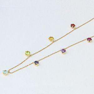 アミュレット 天然石 マルチ ネックレスペンダント k18 ゴールド 送料無料 ジュエリー カジュアル 人気 プレゼント ギフト ご褒美 自分買い puの画像
